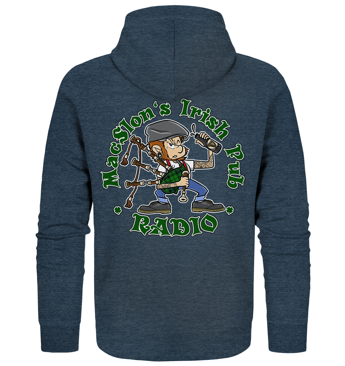 MacSlon's Radio "Classic Logo" - Organic Zipper