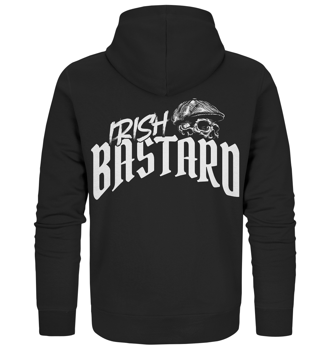 Irish Bastard "Flatcap-Skull V" - Organic Zipper