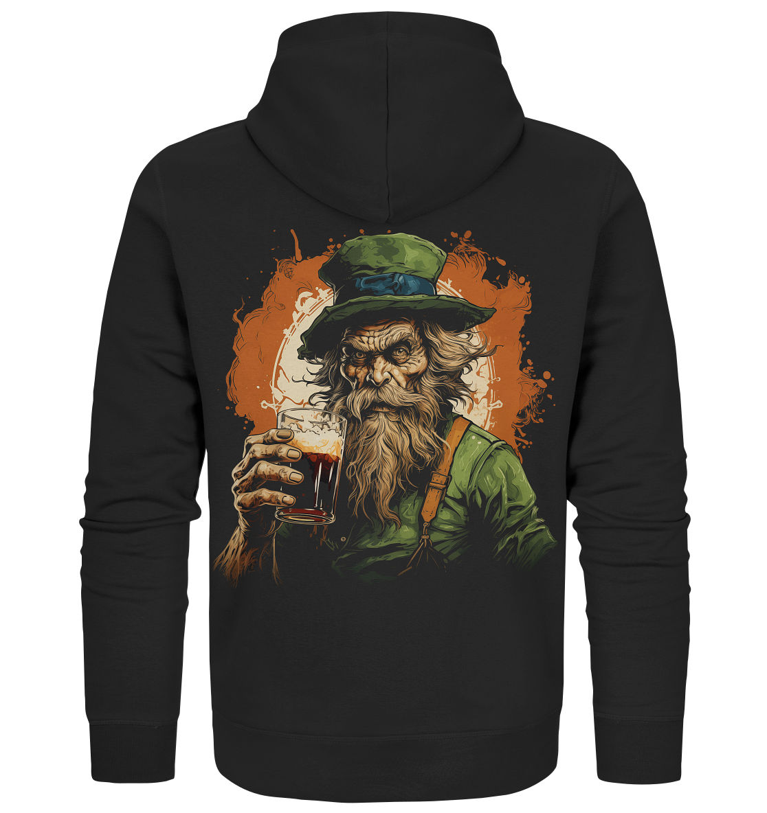 Leprechaun "St. Patrick's Day I" - Organic Zipper