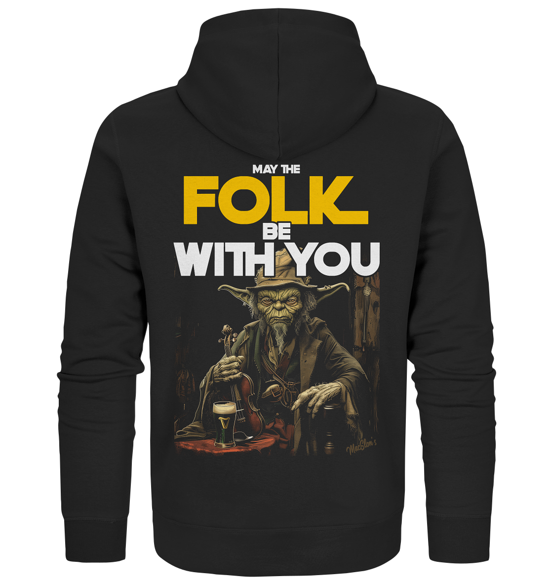 May The Folk Be With You "Leprechaun" - Organic Zipper