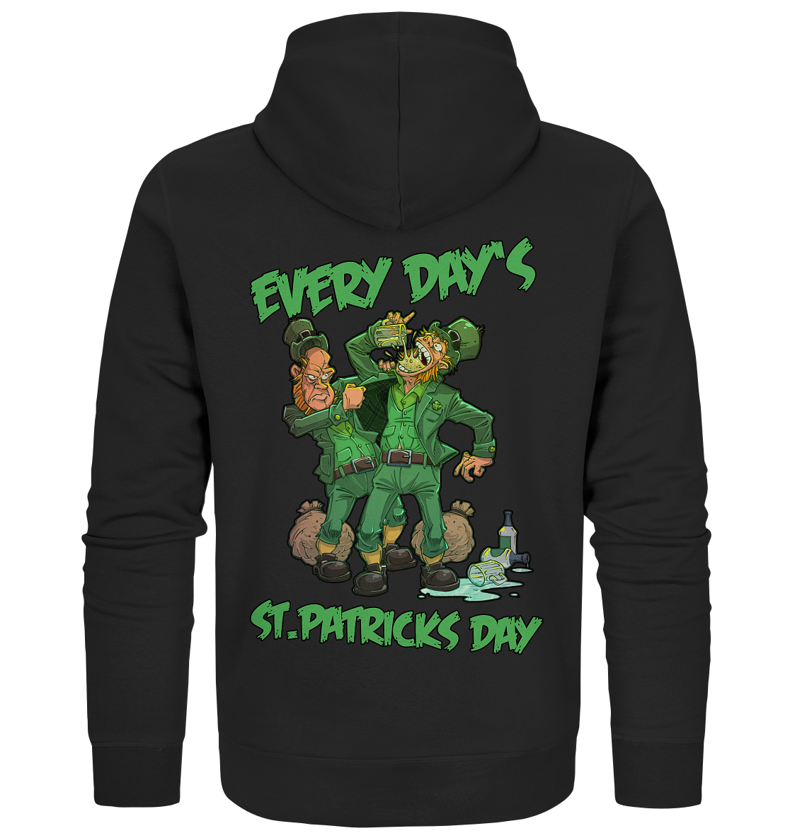 Every Day's St.Patricks Day "Leprechauns" - Organic Zipper