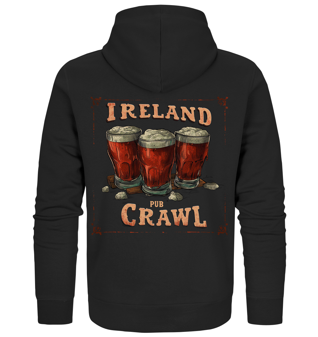 Ireland "Pub Crawl II" - Organic Zipper