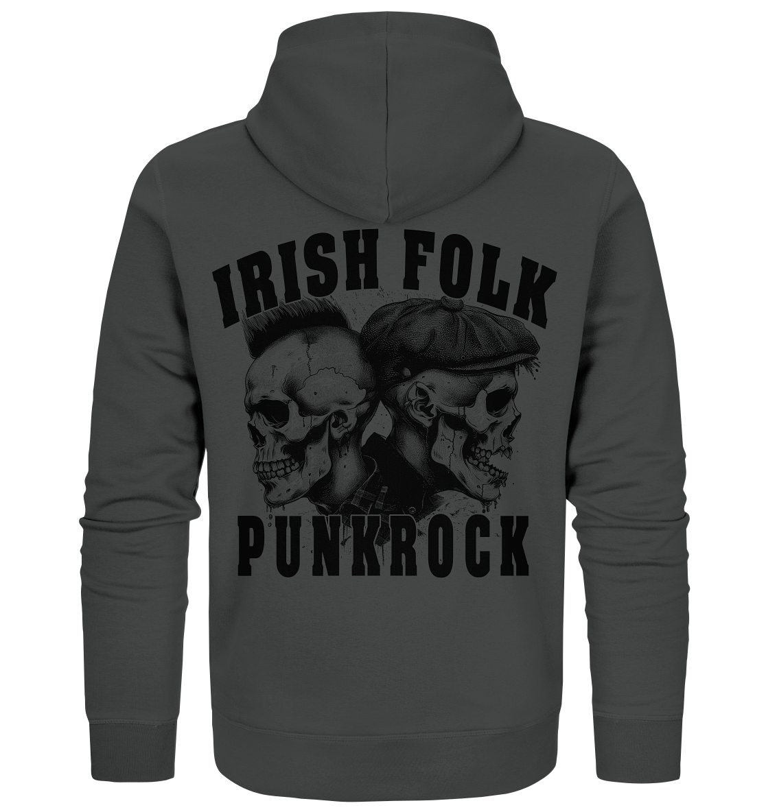 Irish Folk "Punkrock / Skulls" - Organic Zipper