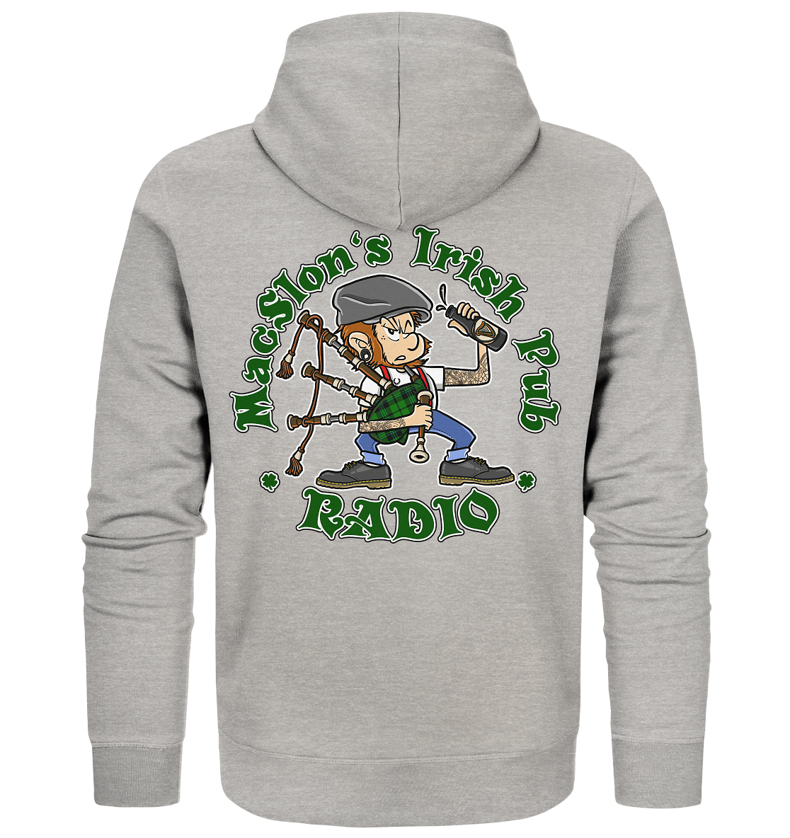 MacSlon's Radio "Classic Logo" - Organic Zipper