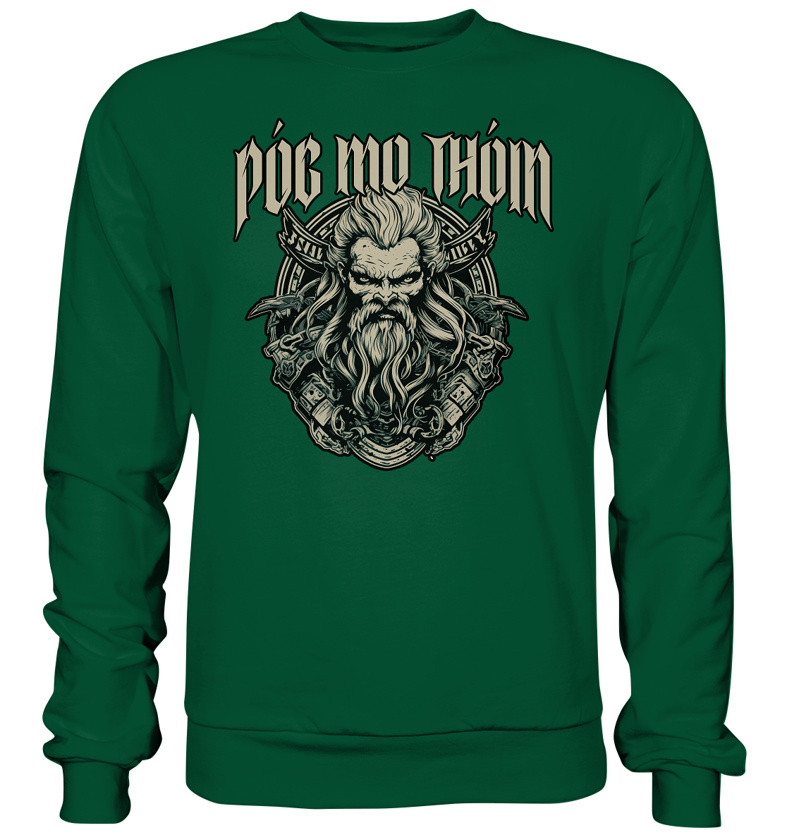 Póg Mo Thóin Streetwear "Celtic Warrior II" - Basic Sweatshirt