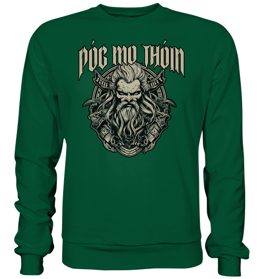 Póg Mo Thóin Streetwear "Celtic Warrior II" - Basic Sweatshirt