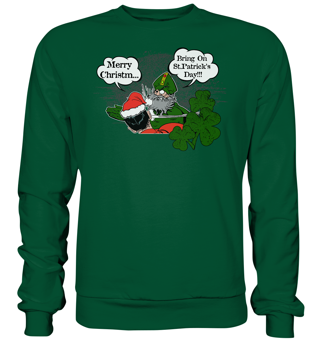 Merry Christm... "Bring On St. Patrick's Day" - Basic Sweatshirt