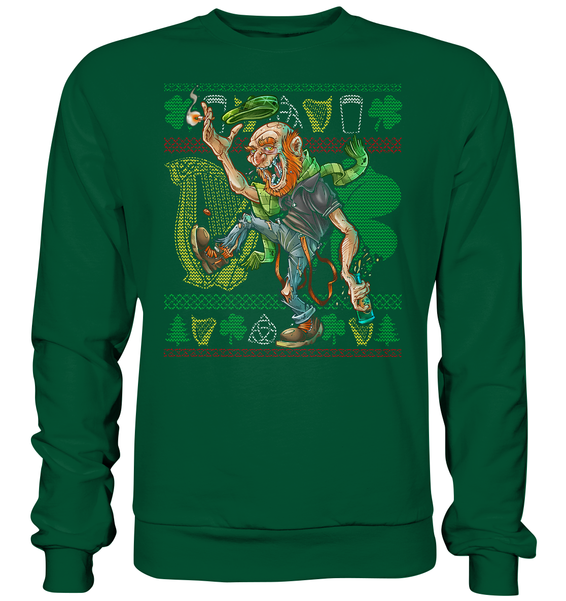 Old Irish Bastard (Christmas) - Basic Sweatshirt