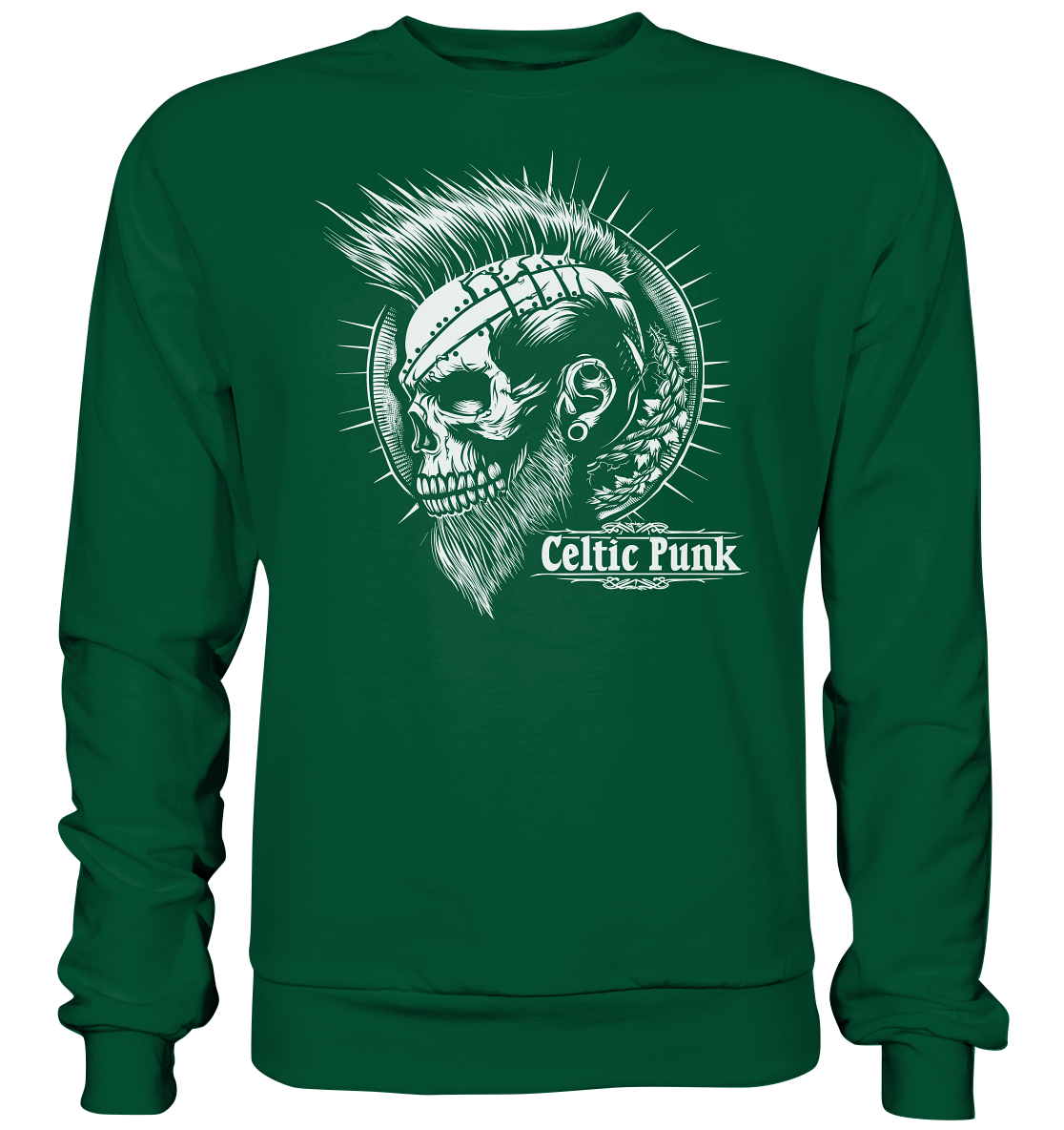 Celtic Punk "Skull IV" - Basic Sweatshirt