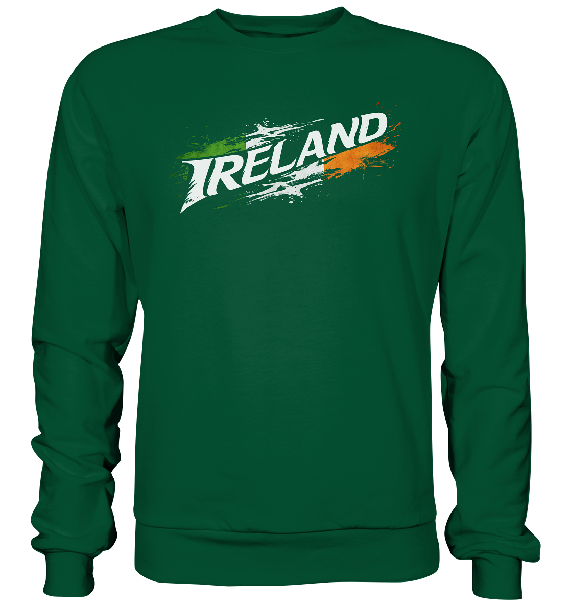 Ireland "Flag Splatter I"  - Basic Sweatshirt