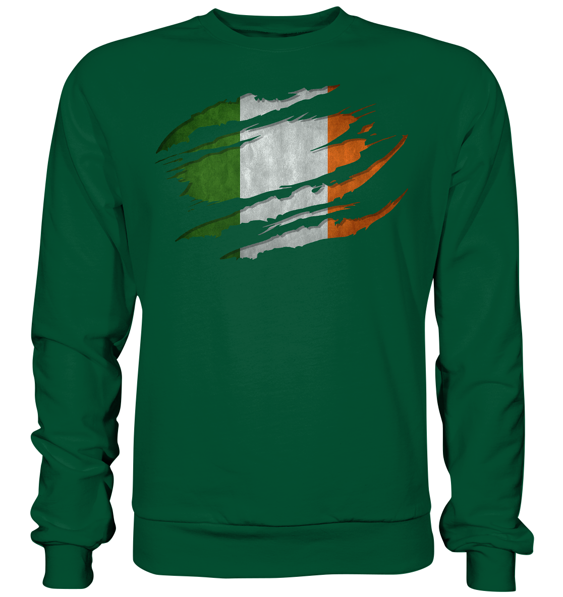 Ireland "Flag Scratch" - Basic Sweatshirt