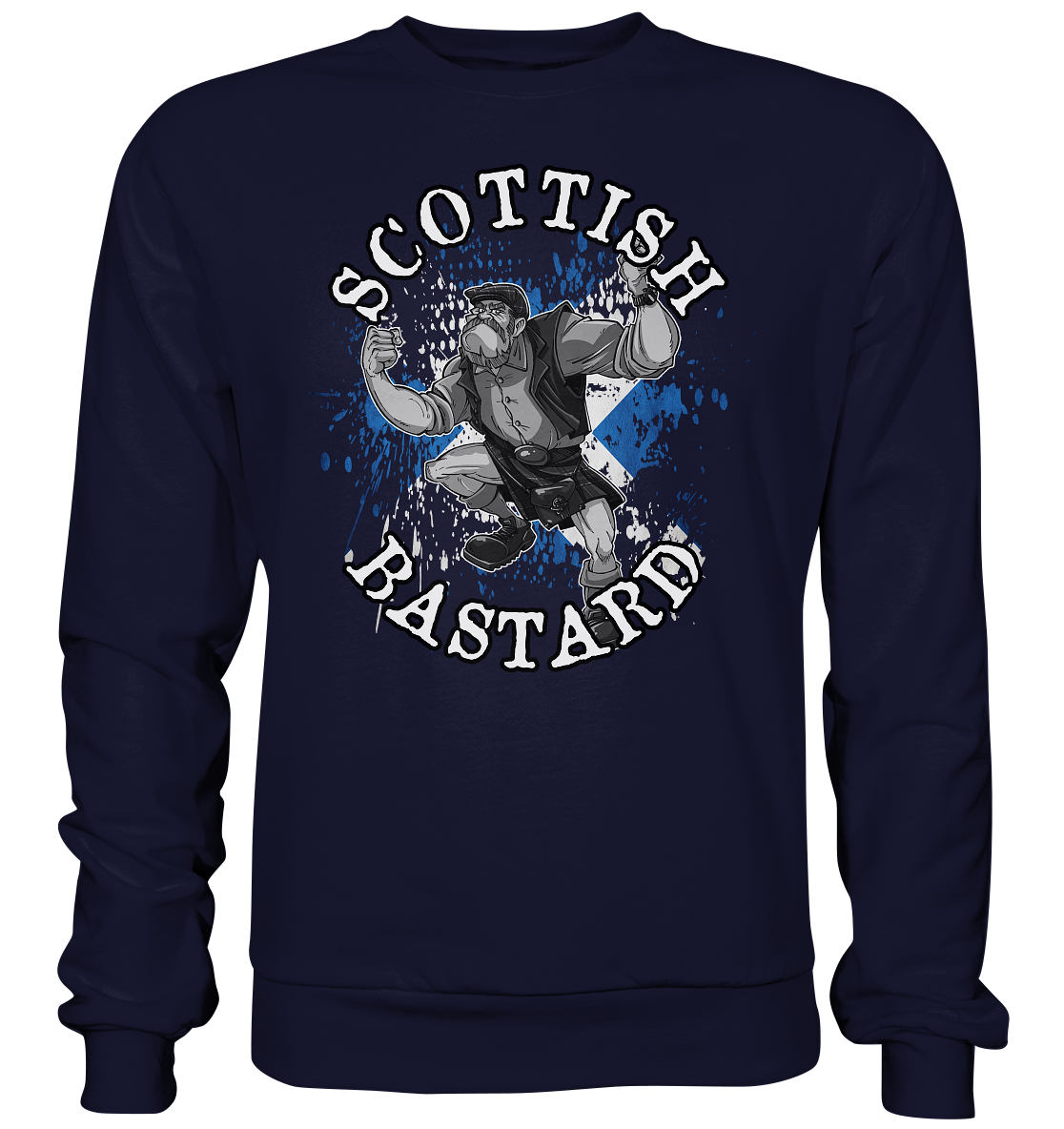 "Scottish Bastard" - Basic Sweatshirt