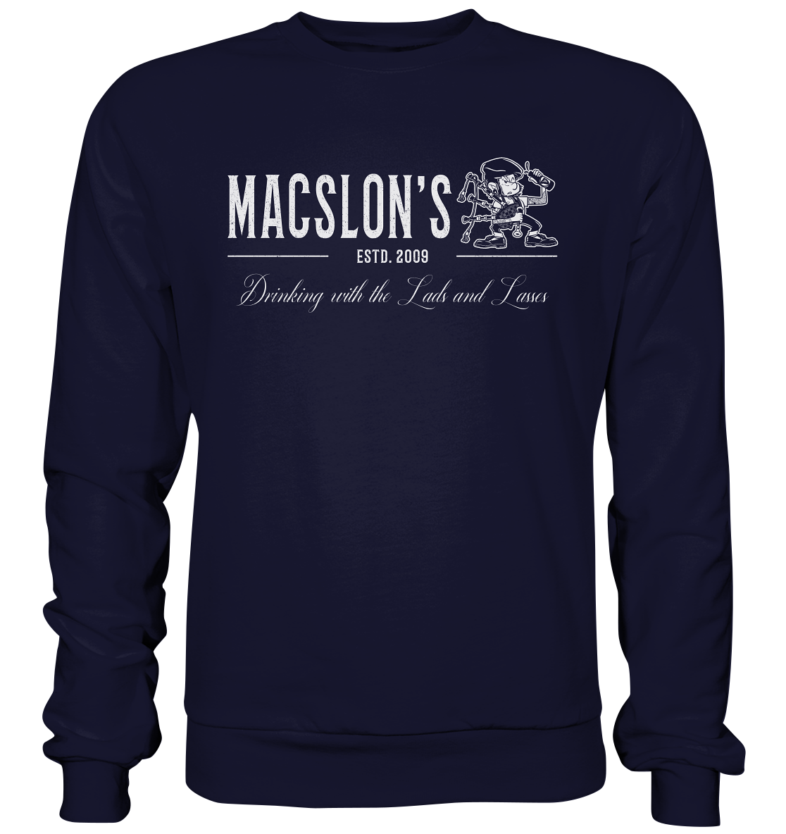 MacSlon's "Drinking With The Lads & Lasses" - Basic Sweatshirt