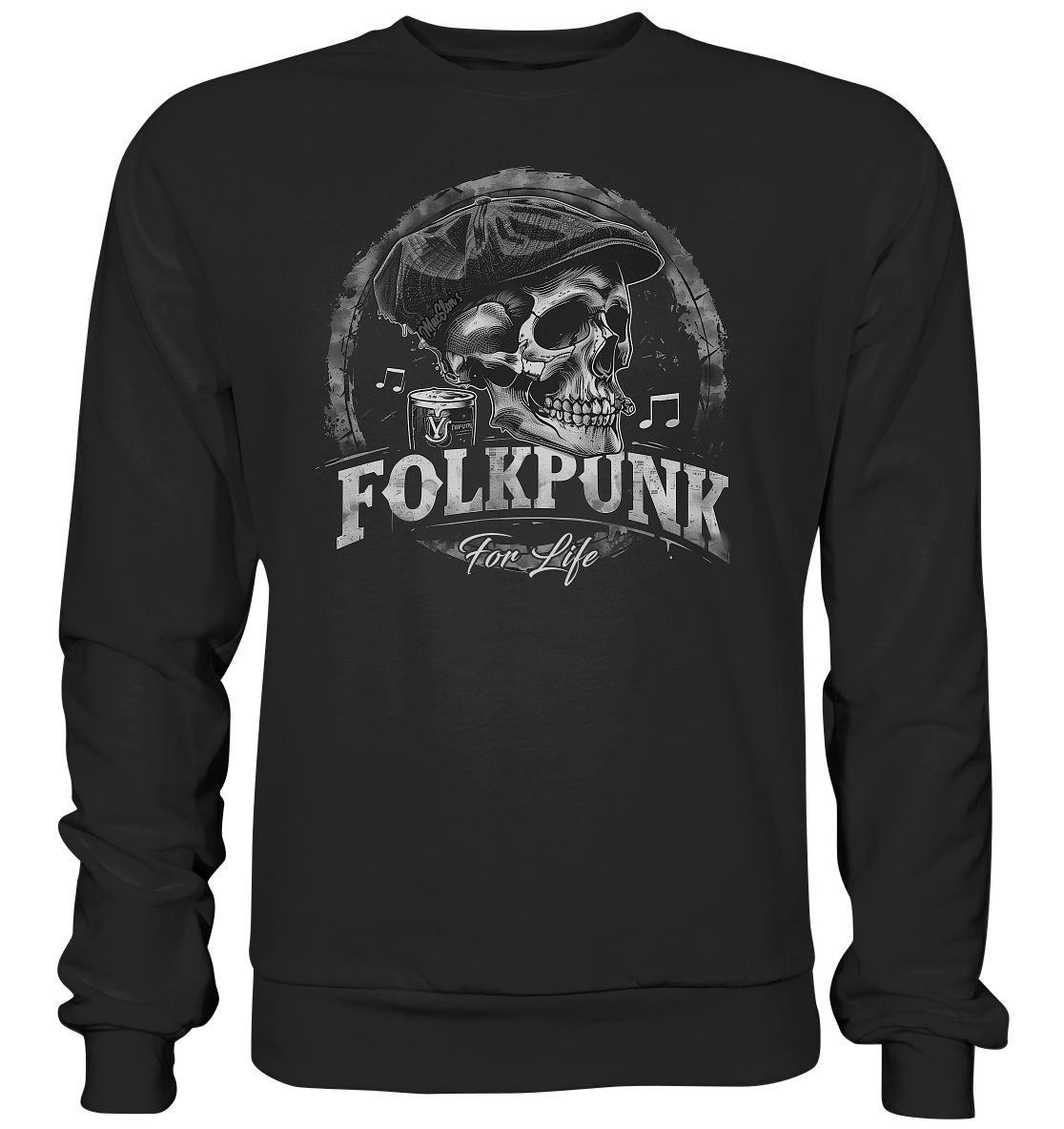 Folkpunk "For Life I" - Basic Sweatshirt