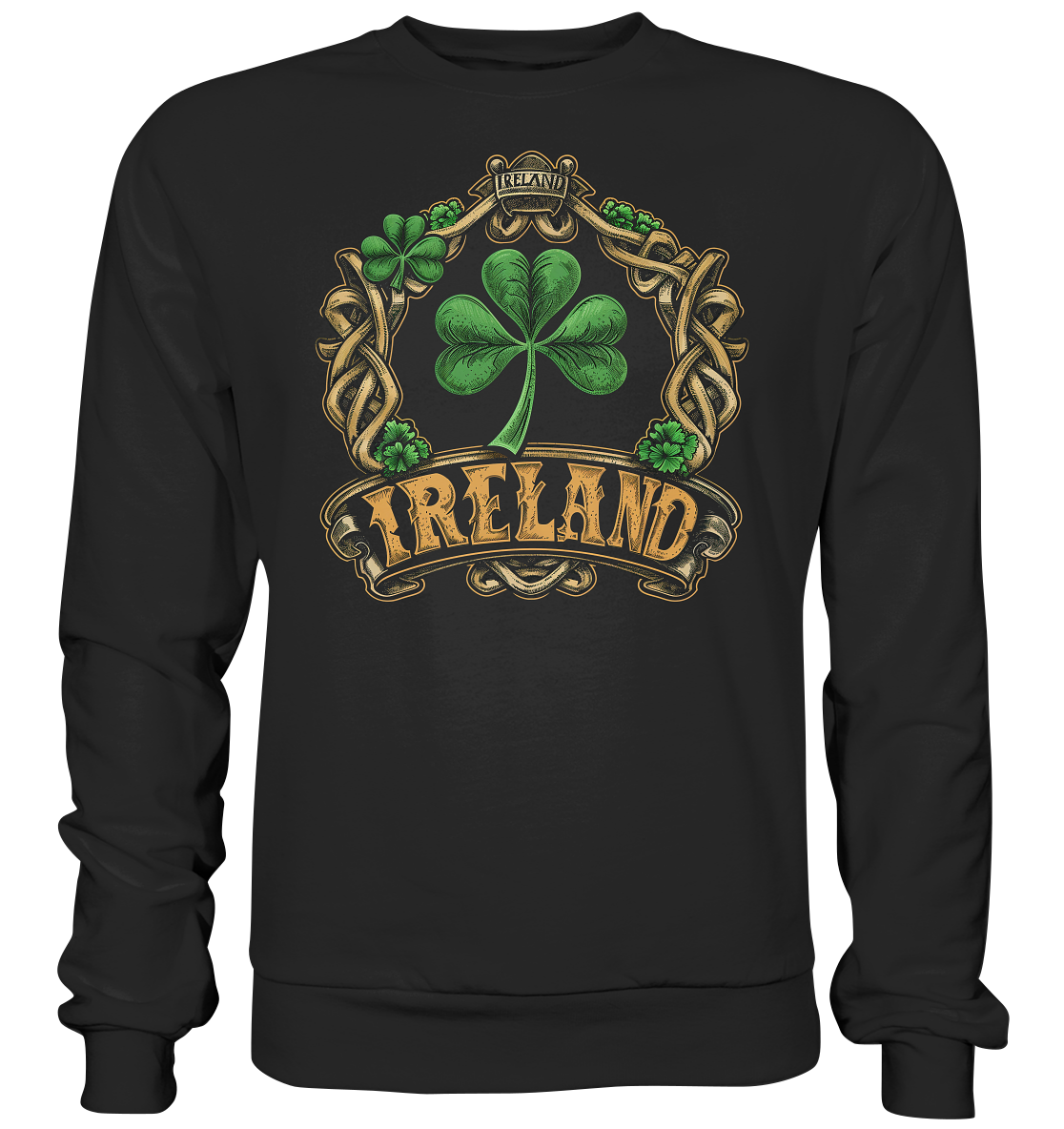 Ireland "Shamrock / Crest III" - Basic Sweatshirt