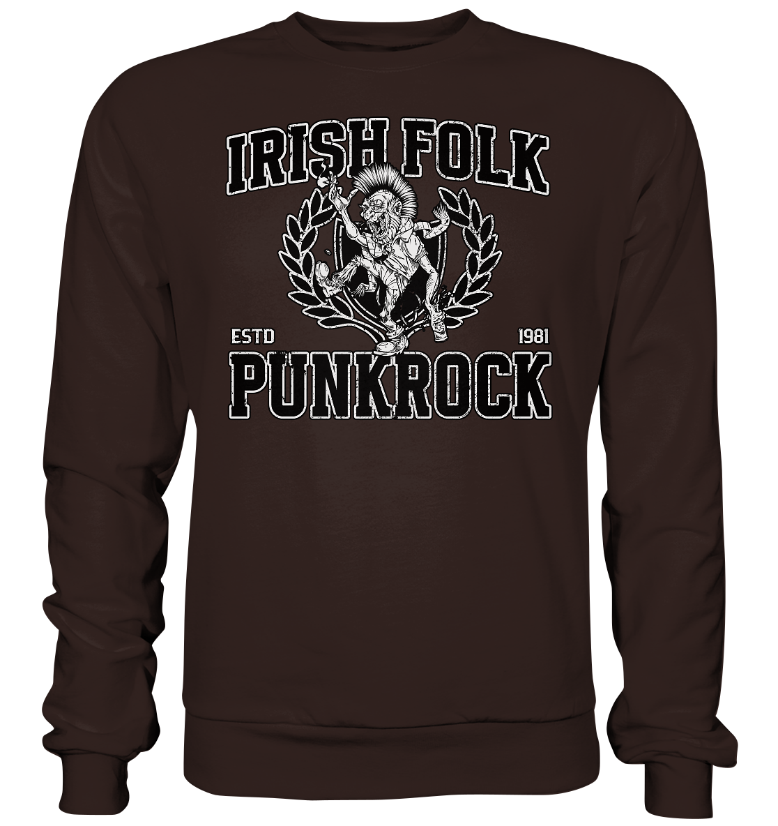 Irish Folk Punkrock "Estd. 1981" - Basic Sweatshirt