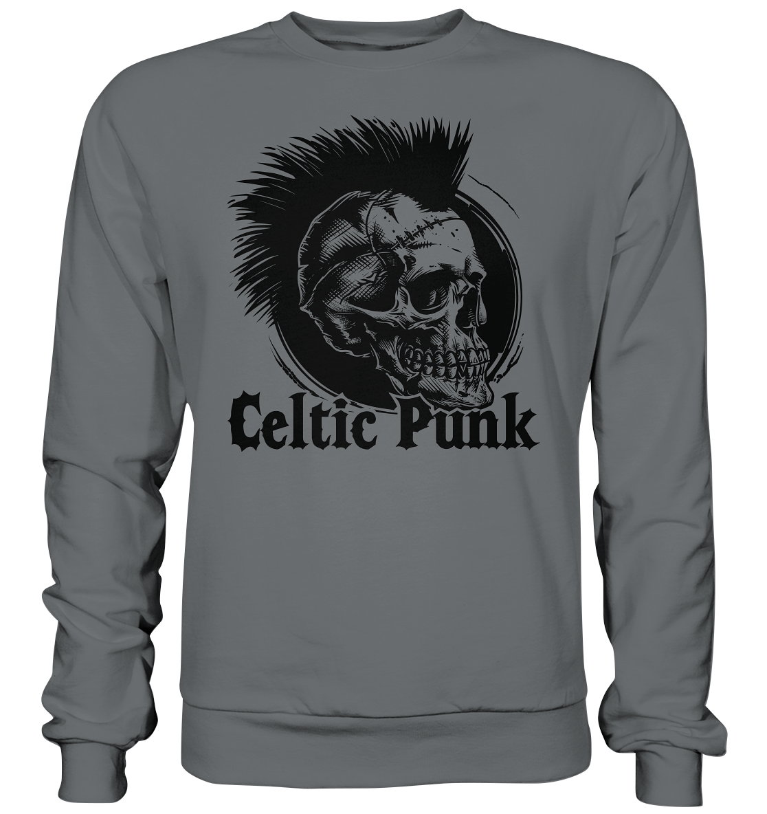 Celtic Punk "Skull II" - Basic Sweatshirt