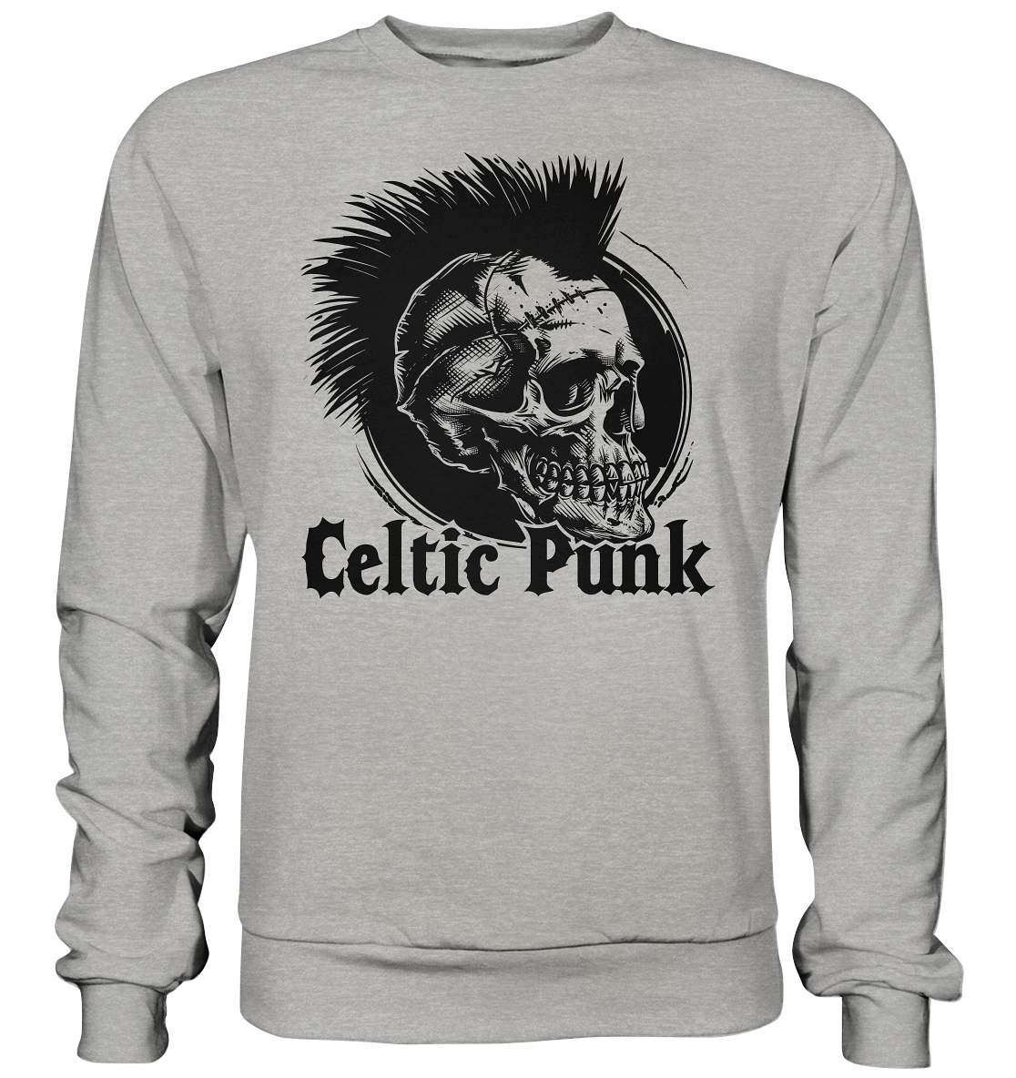 Celtic Punk "Skull II" - Basic Sweatshirt