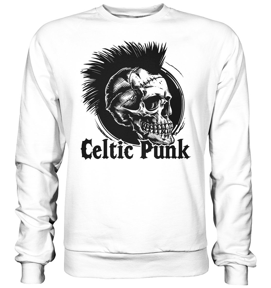 Celtic Punk "Skull II" - Basic Sweatshirt