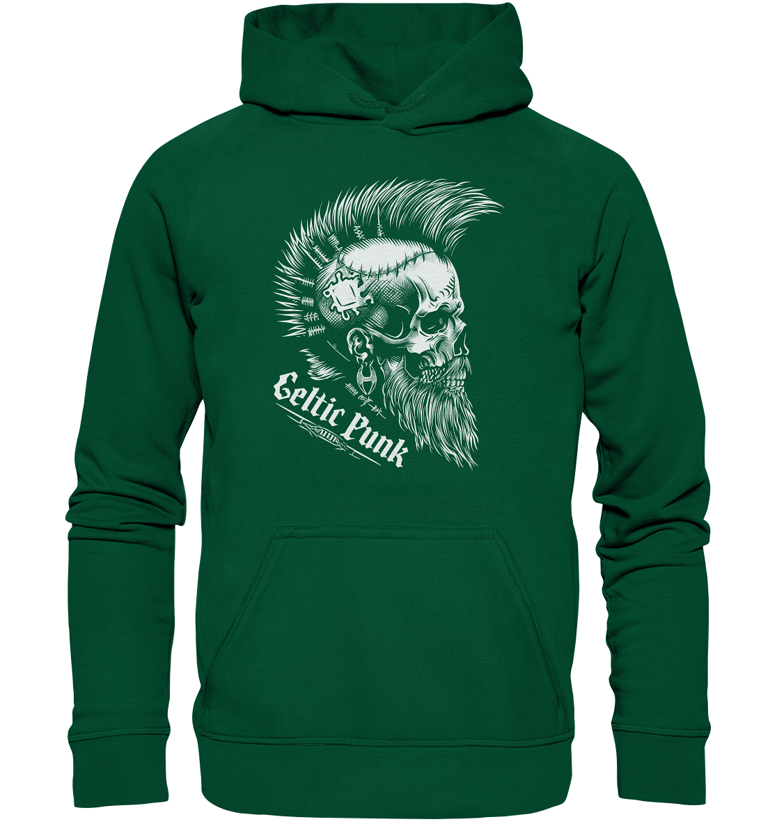 Celtic Punk "Skull" - Basic Unisex Hoodie