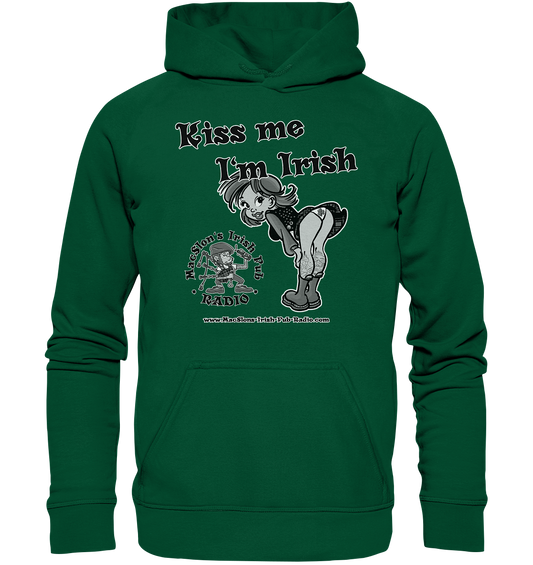 MacSlon's Irish Pub Radio "Kiss Me I'm Irish I"  - Basic Unisex Hoodie