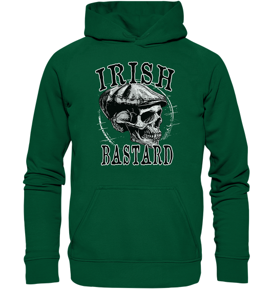 Irish Bastard "Flatcap-Skull II" - Basic Unisex Hoodie