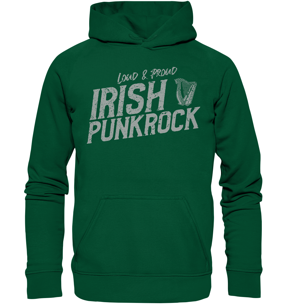 Irish Punkrock "Loud & Proud" - Basic Unisex Hoodie