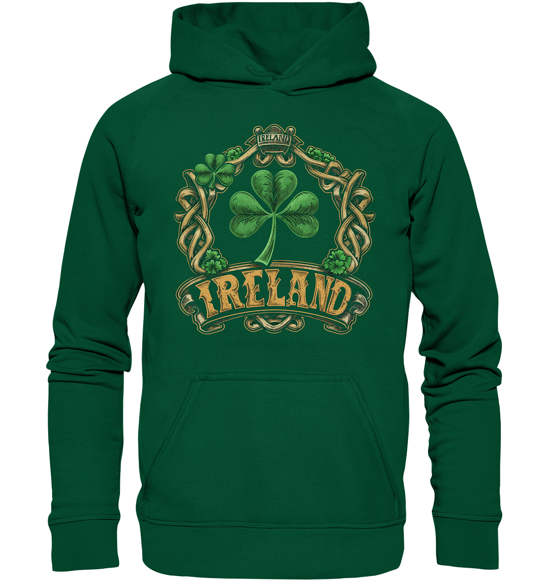 Ireland "Shamrock / Crest III" - Basic Unisex Hoodie