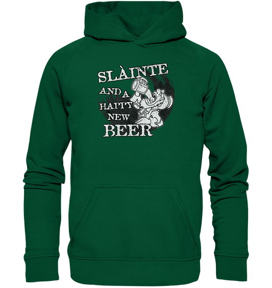 Sláinte "And A Happy New Beer" - Basic Unisex Hoodie