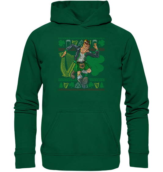 Irish Pub Guy (Christmas) - Basic Unisex Hoodie