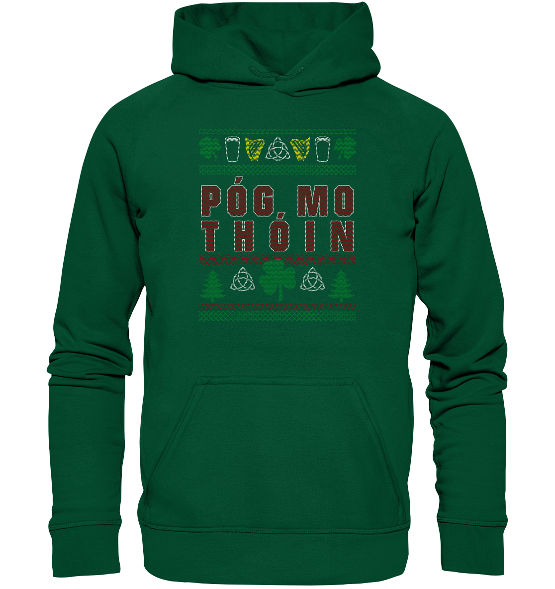 Póg Mo Thóin (Christmas) - Basic Unisex Hoodie