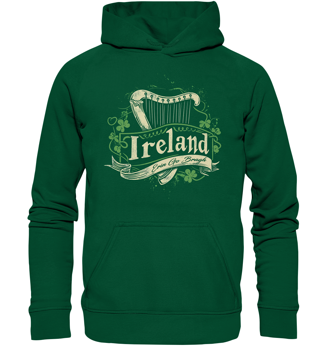 Ireland "Erin Go Bragh / Crest"  - Basic Unisex Hoodie