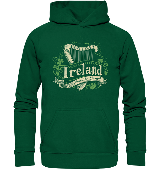 Ireland "Erin Go Bragh / Crest"  - Basic Unisex Hoodie