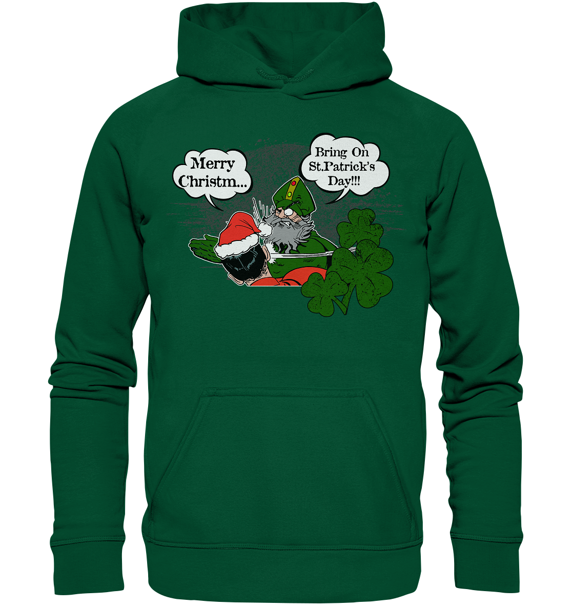 Merry Christm... "Bring On St. Patrick's Day" - Basic Unisex Hoodie