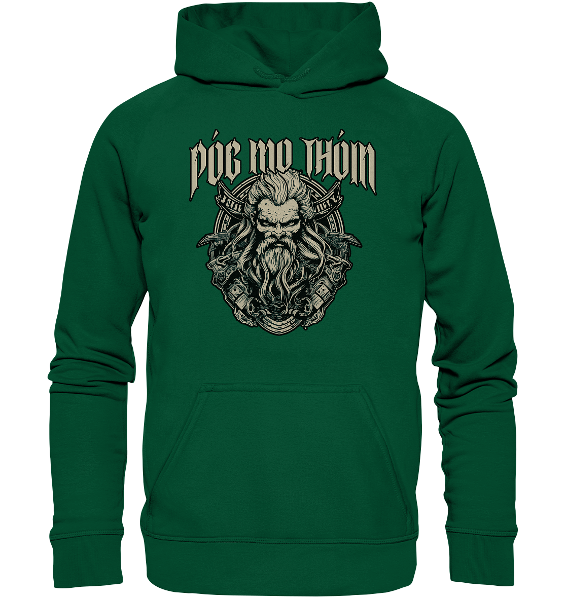 Póg Mo Thóin Streetwear "Celtic Warrior II" - Basic Unisex Hoodie