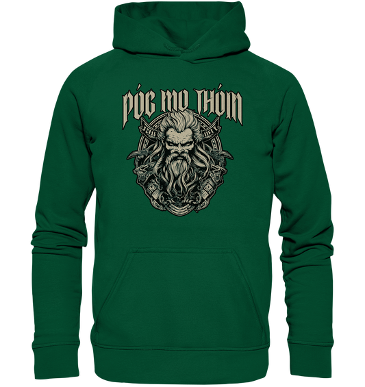 Póg Mo Thóin Streetwear "Celtic Warrior II" - Basic Unisex Hoodie