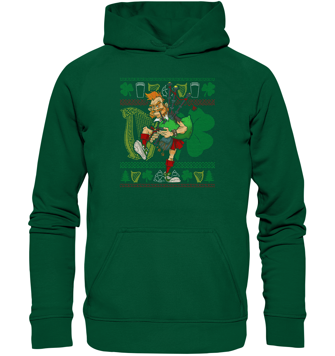 BagPiper (Christmas) - Basic Unisex Hoodie