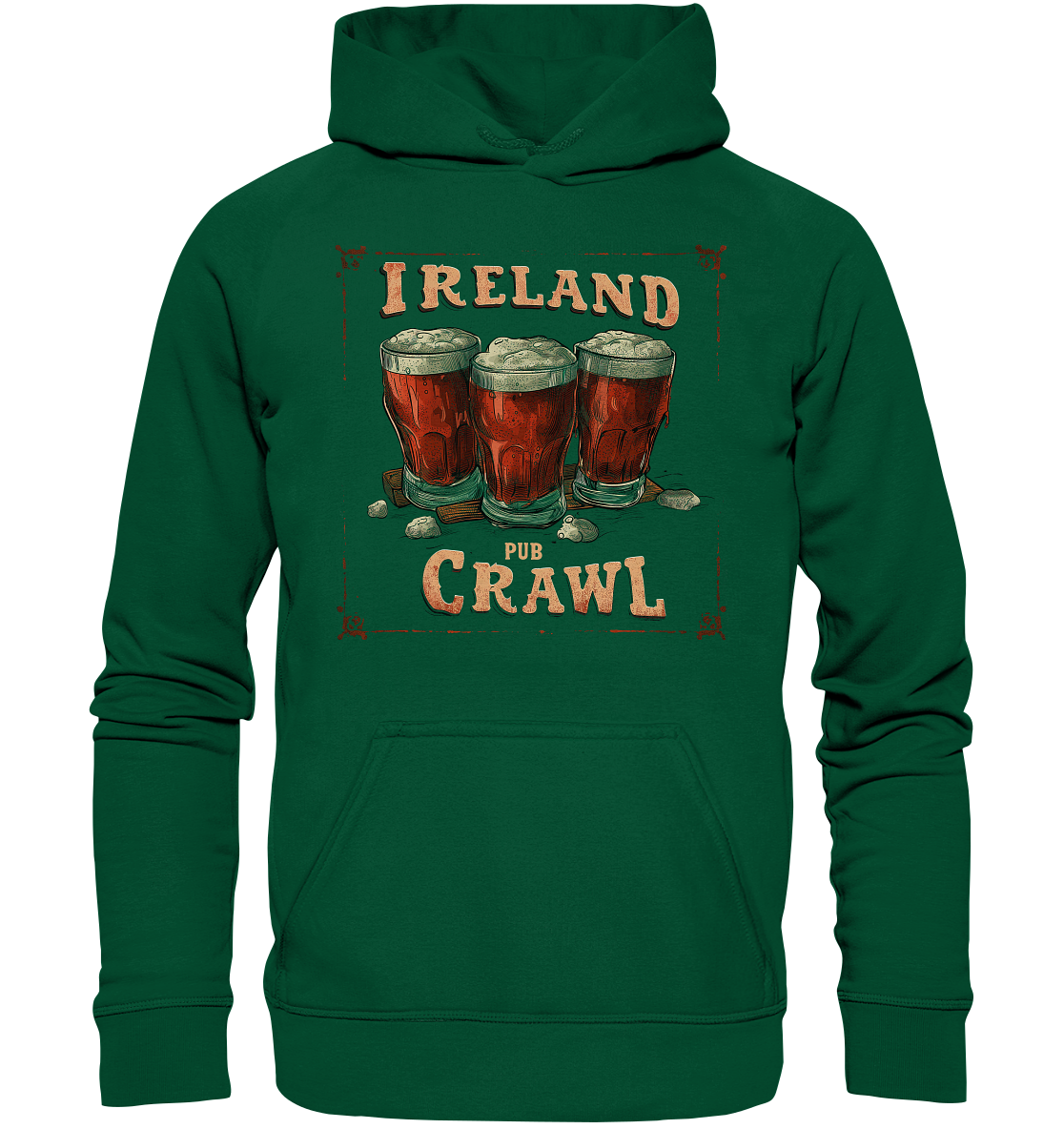 Ireland "Pub Crawl II" - Basic Unisex Hoodie