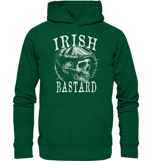 Irish Bastard "Flatcap-Skull I" - Basic Unisex Hoodie