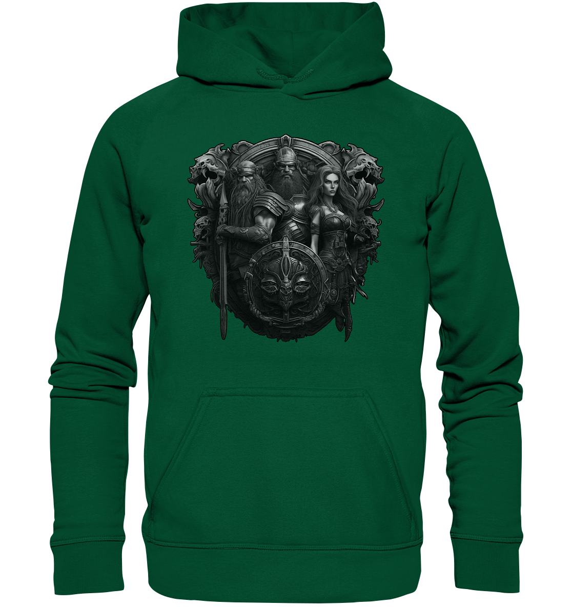 Celtic Warrior "Shield II" - Basic Unisex Hoodie