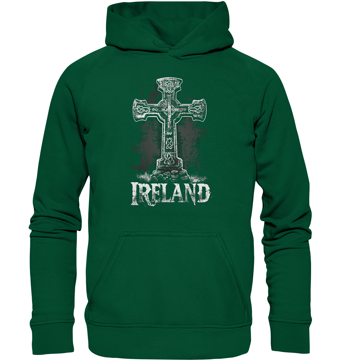 Ireland "Celtic Cross I"  - Basic Unisex Hoodie