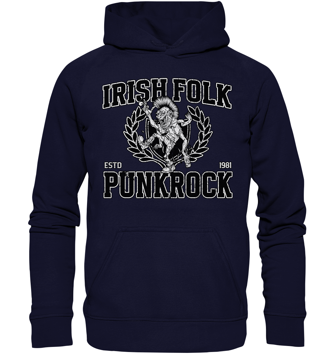 Irish Folk Punkrock "Estd. 1981" - Basic Unisex Hoodie