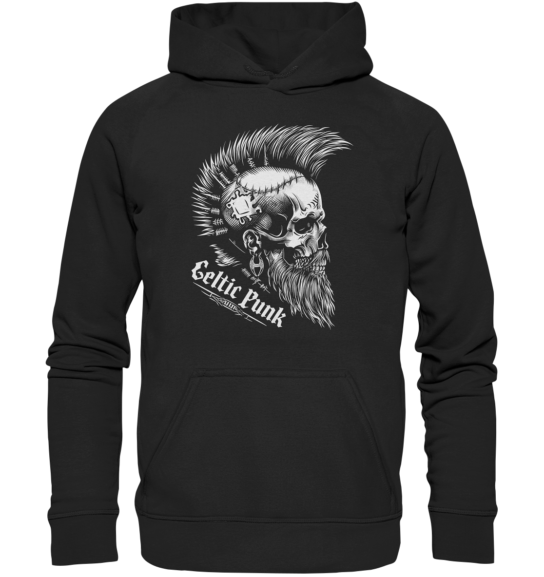 Celtic Punk "Skull" - Basic Unisex Hoodie