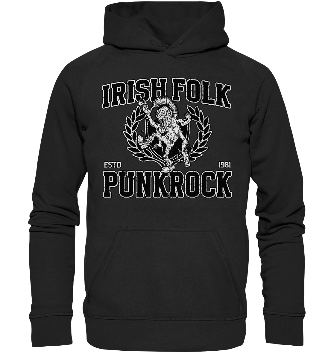 Irish Folk Punkrock "Estd. 1981" - Basic Unisex Hoodie