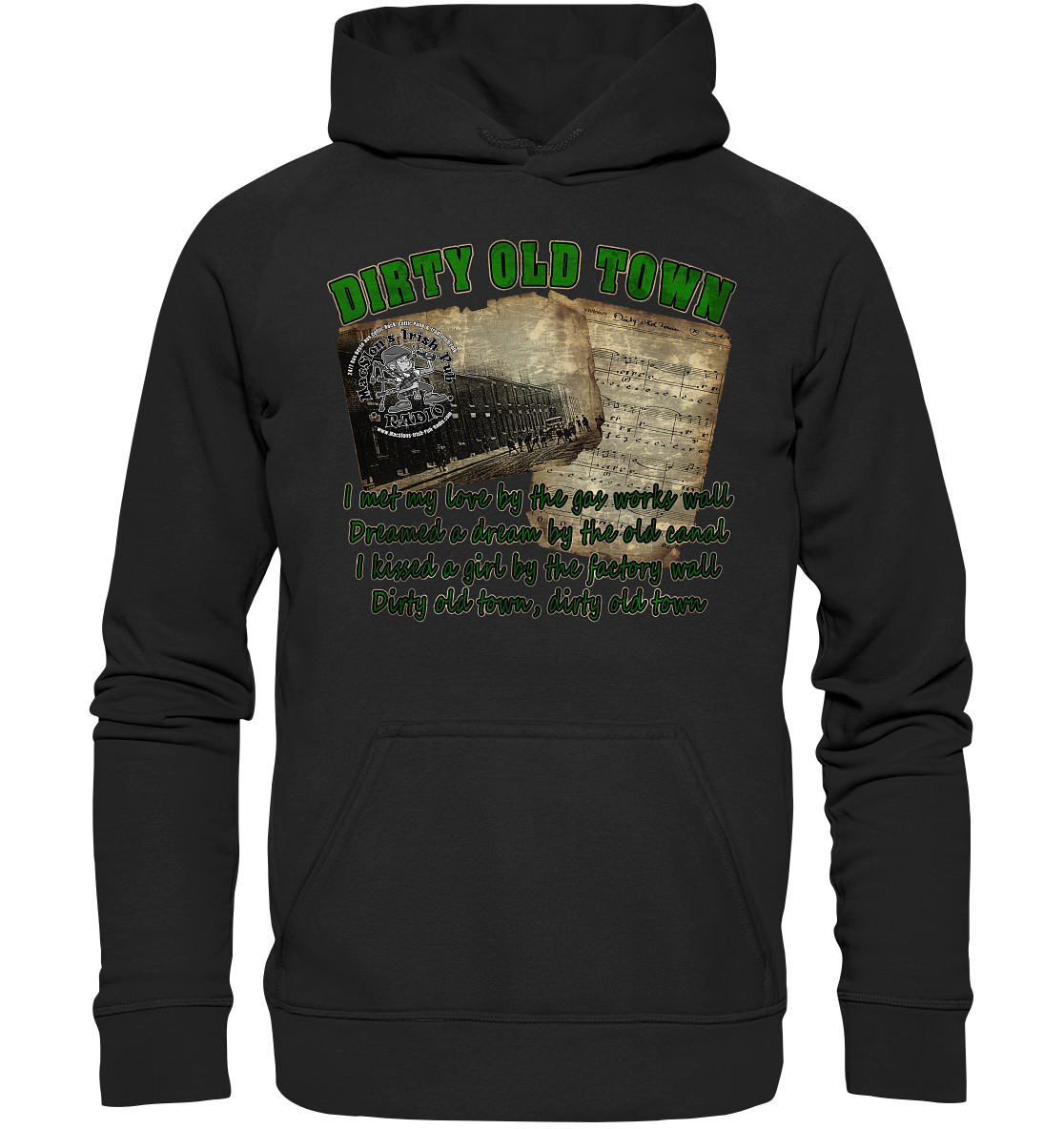 MacSlon's "Dirty Old Town I"  - Basic Unisex Hoodie