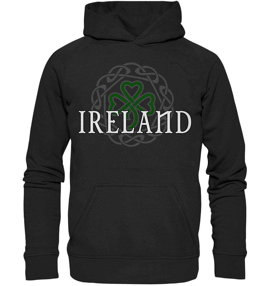 Ireland "Celtic Knot / Shamrock" - Basic Unisex Hoodie