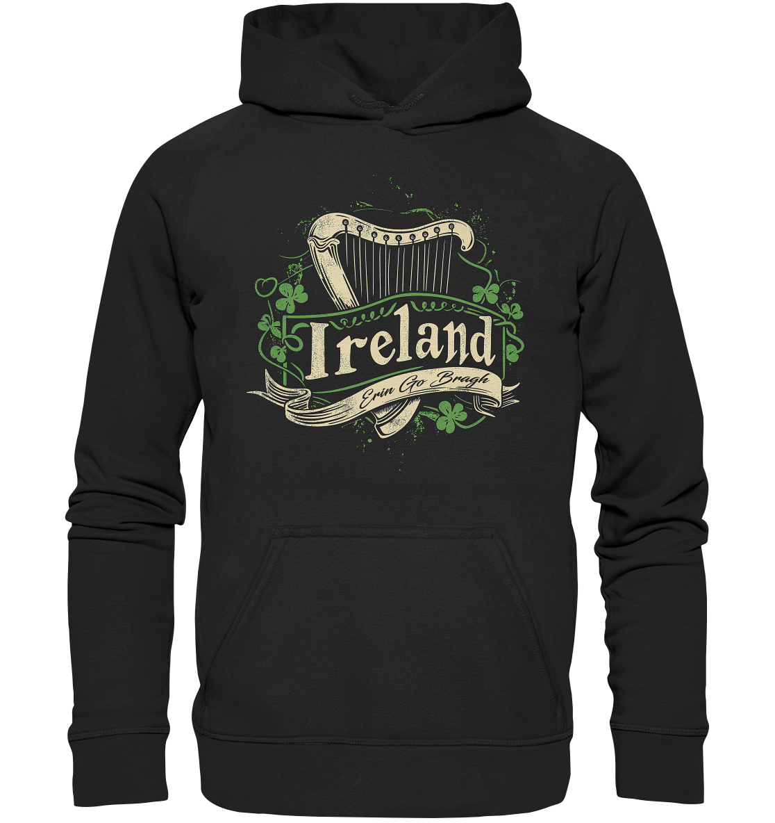 Ireland "Erin Go Bragh / Crest"  - Basic Unisex Hoodie