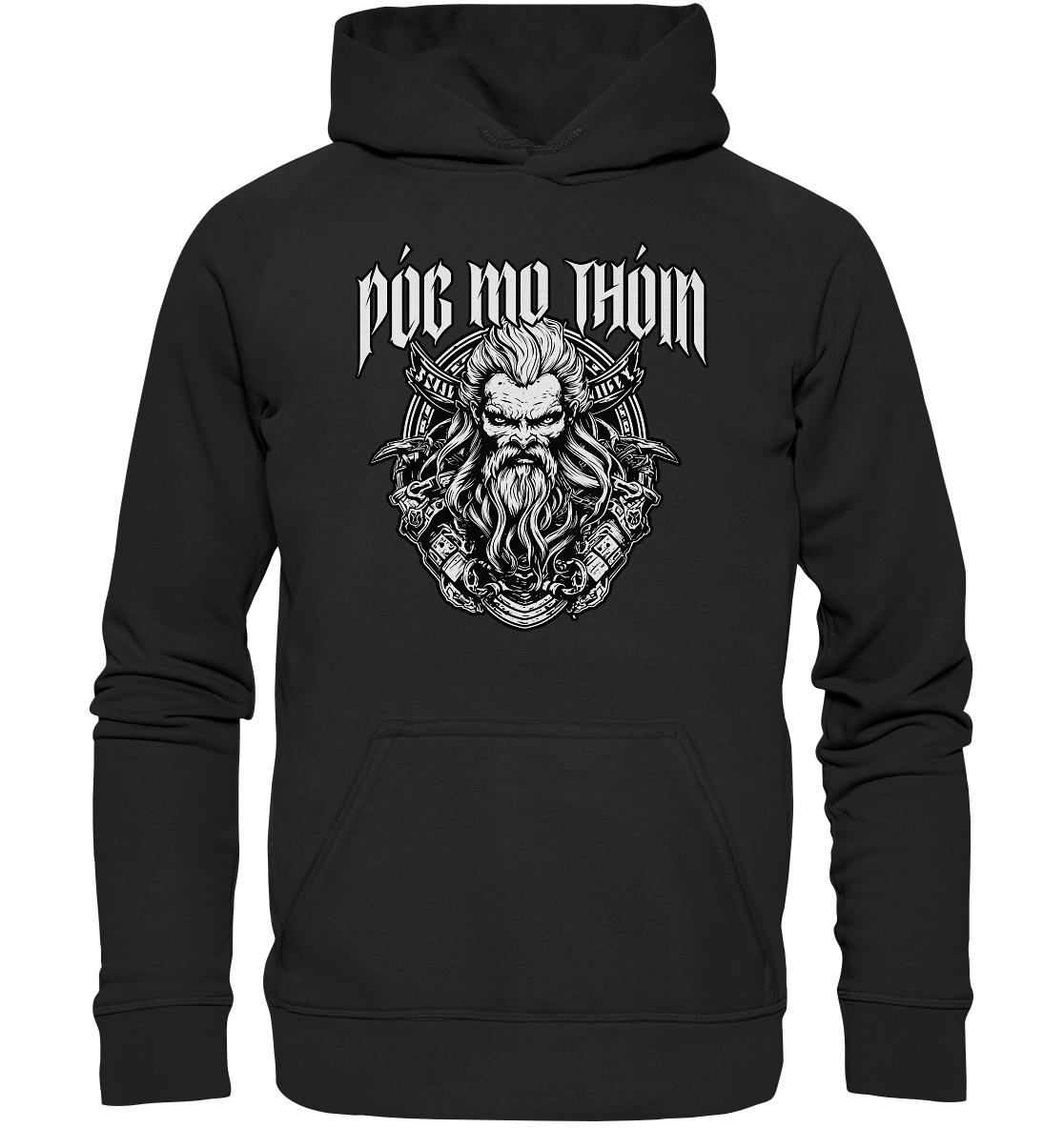 Póg Mo Thóin Streetwear "Celtic Warrior III" - Basic Unisex Hoodie