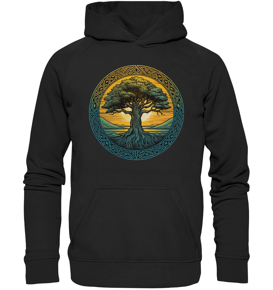 Celtic Tree II - Basic Unisex Hoodie