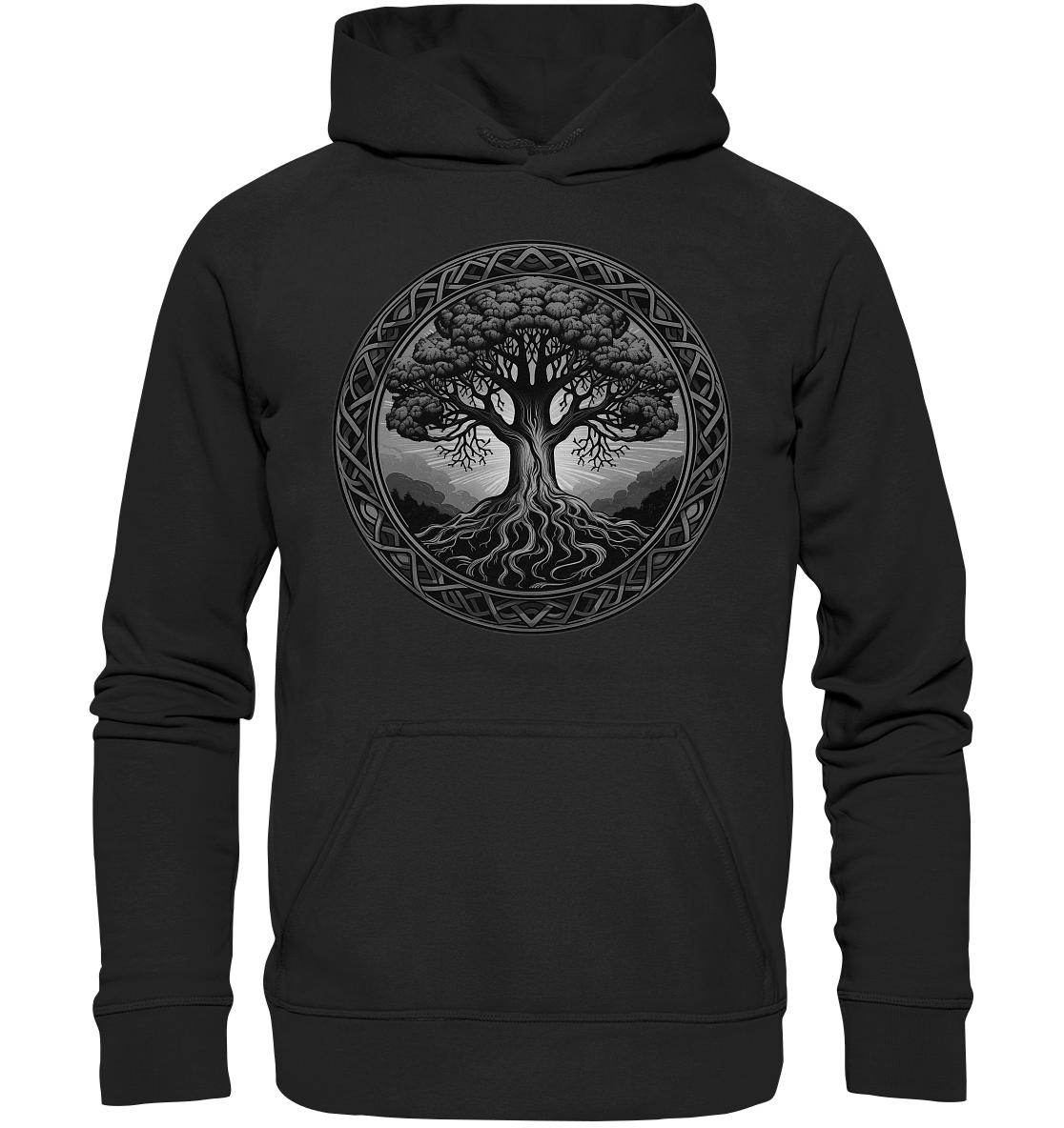 Celtic Tree III - Basic Unisex Hoodie